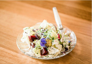 Roasted Garlic Buttermilk Wedge Salad